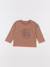 Tee-shirt - 9 mois Marron 1 - vertbaudet enfant 