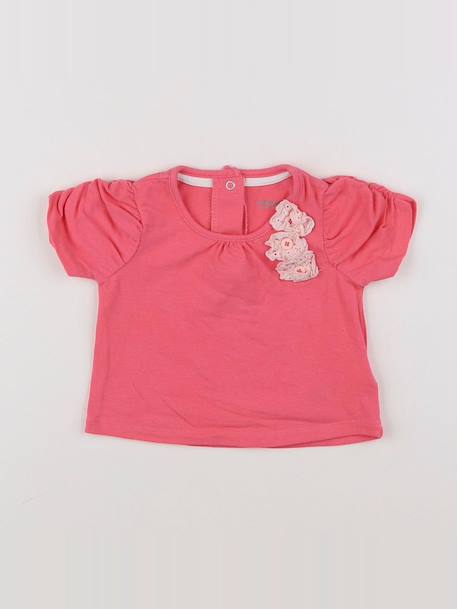 Tee-shirt - 6 mois Rose 1 - vertbaudet enfant 