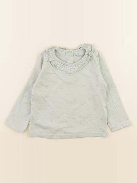 Tee-shirt - 12 mois Vert 1 - vertbaudet enfant 