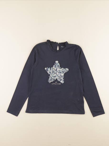 Tee-shirt - 10 ans Bleu 1 - vertbaudet enfant 