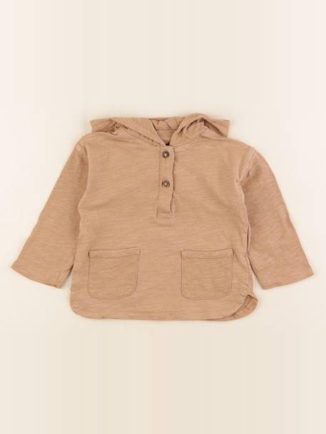 Tee-shirt - 12 mois Marron 1 - vertbaudet enfant 