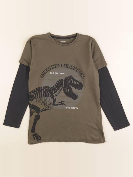Tee-shirt - 14 ans Vert 1 - vertbaudet enfant 