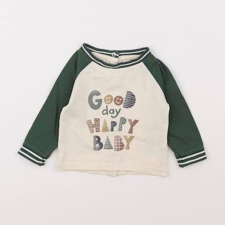 Tee-shirt - 3 mois Vert 1 - vertbaudet enfant 