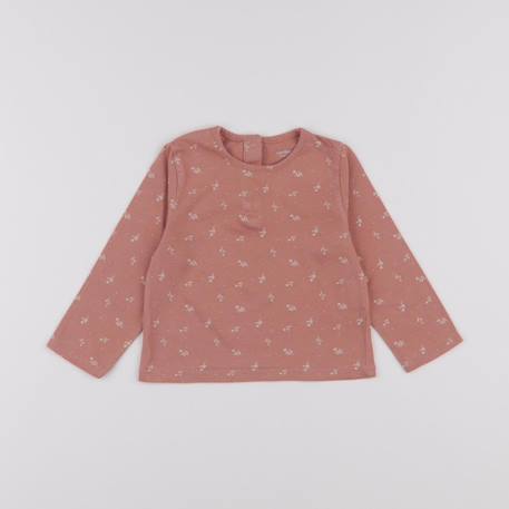 Tee-shirt - 12 mois Rose 1 - vertbaudet enfant 