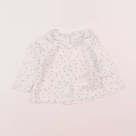Tee-shirt - 6 mois Blanc 1 - vertbaudet enfant 