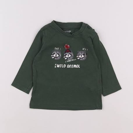 Tee-shirt - 9 mois Vert 1 - vertbaudet enfant 