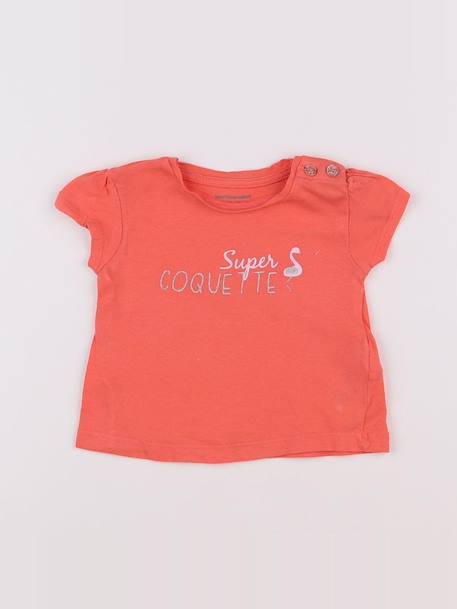 Tee-shirt - 3 mois Orange 1 - vertbaudet enfant 