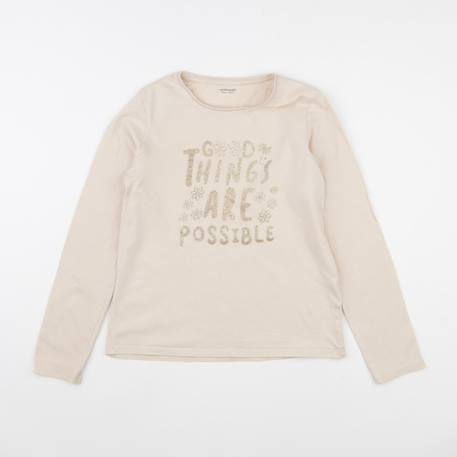 Tee-shirt - 10 ans Beige 1 - vertbaudet enfant 