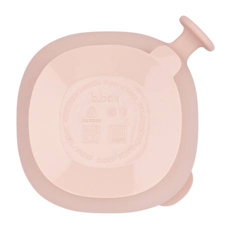 Bol à ventouse et couvercle Beige+Bleu+Rose 14 - vertbaudet enfant 