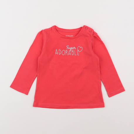 Tee-shirt - 12 mois Rose 1 - vertbaudet enfant 