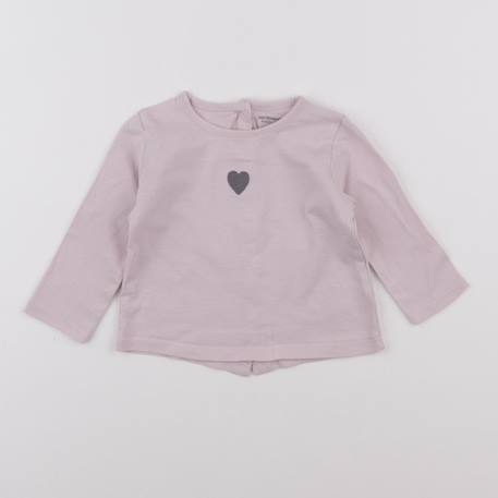 Tee-shirt - 9 mois Violet 1 - vertbaudet enfant 