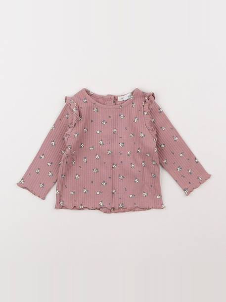 Tee-shirt - 3 mois Rose 1 - vertbaudet enfant 