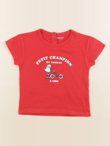 Tee-shirt - 24 mois Rouge 1 - vertbaudet enfant 