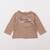 Tee-shirt - 3 mois Marron 1 - vertbaudet enfant 