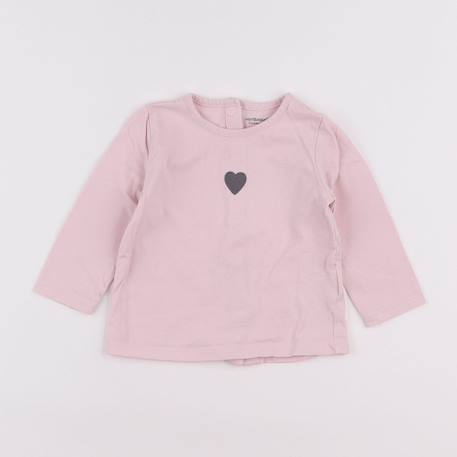 Tee-shirt - 9 mois Rose 1 - vertbaudet enfant 