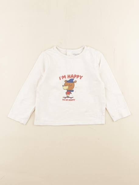 Tee-shirt - 24 mois Beige 1 - vertbaudet enfant 