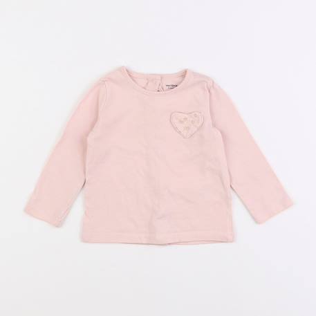 Tee-shirt - 9 mois Rose 1 - vertbaudet enfant 
