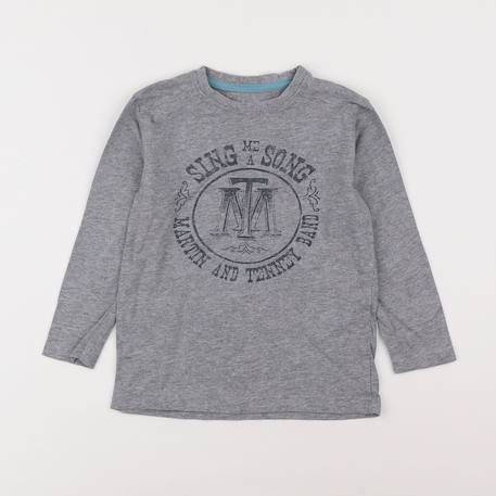 Tee-shirt - 5 ans Gris 1 - vertbaudet enfant 