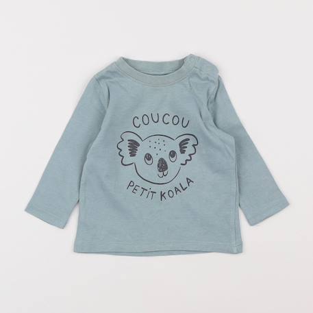 Tee-shirt - 3 mois Bleu 1 - vertbaudet enfant 