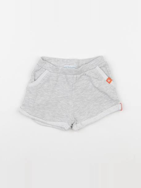 Short - 18 mois Gris 1 - vertbaudet enfant 