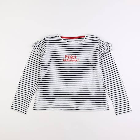Tee-shirt - 12 ans Blanc, bleu 1 - vertbaudet enfant 