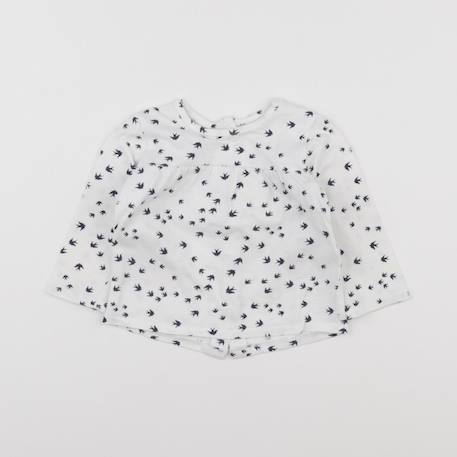 Tee-shirt - 9 mois Blanc 1 - vertbaudet enfant 