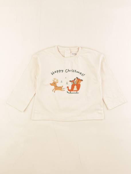 Tee-shirt - 18 mois Beige 1 - vertbaudet enfant 