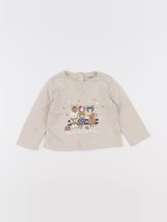 Seconde main-Fille-T-shirt, sous pull-Tee-shirt - 3 mois