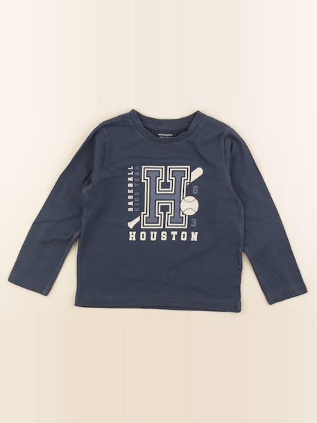 Tee-shirt - 4 ans Bleu 1 - vertbaudet enfant 
