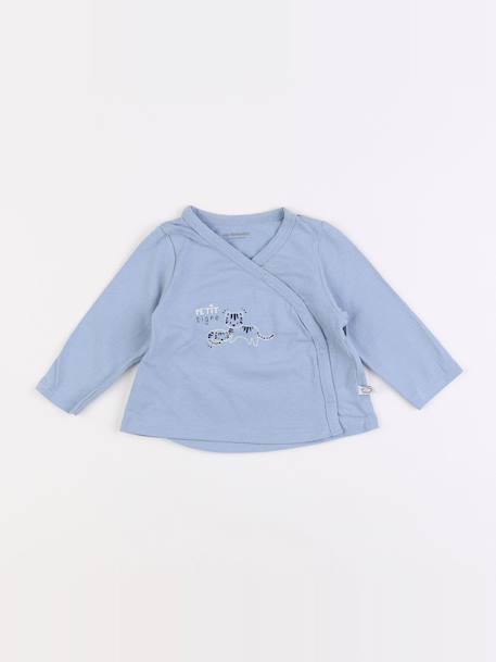 Tee-shirt - 6 mois Bleu 1 - vertbaudet enfant 