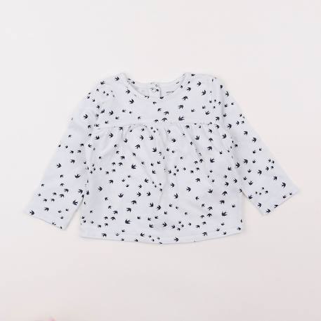 Tee-shirt - 9 mois Blanc 1 - vertbaudet enfant 