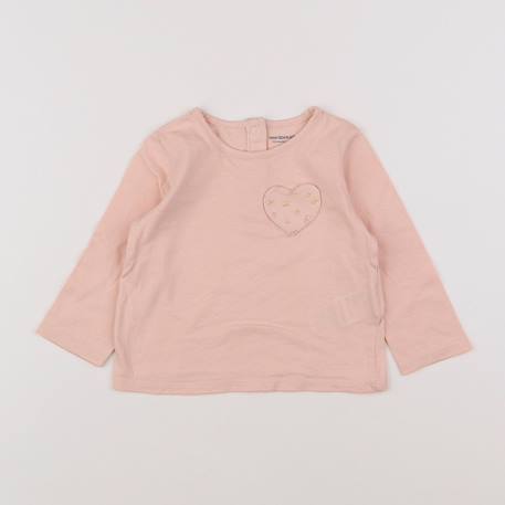 Tee-shirt - 12 mois Rose 1 - vertbaudet enfant 