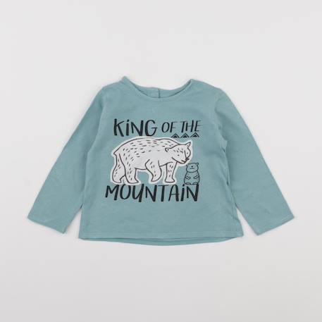 Tee-shirt - 18 mois Bleu 1 - vertbaudet enfant 