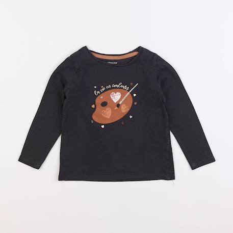 Tee-shirt - 3 ans Marron 1 - vertbaudet enfant 