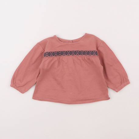 Tee-shirt - 6 mois Rose 1 - vertbaudet enfant 