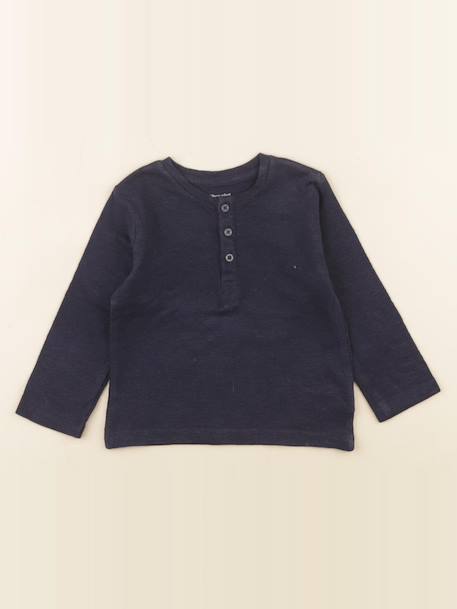 Tee-shirt - 9 mois Bleu 1 - vertbaudet enfant 
