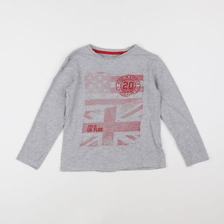 Tee-shirt - 8 ans Gris 1 - vertbaudet enfant 