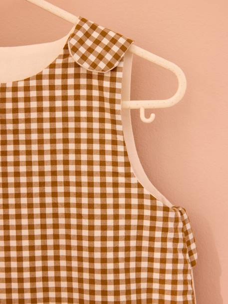 Gigoteuse légère percale de coton tog 1 Vichy caramel 5 - vertbaudet enfant 