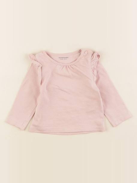 Tee-shirt - 3 mois Rose 1 - vertbaudet enfant 