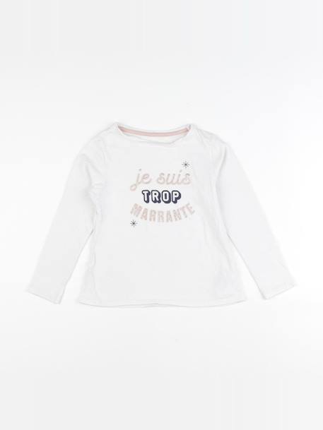 Tee-shirt - 6 ans Blanc 1 - vertbaudet enfant 