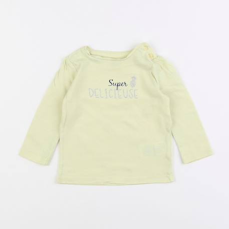 Tee-shirt - 6 mois Jaune 1 - vertbaudet enfant 