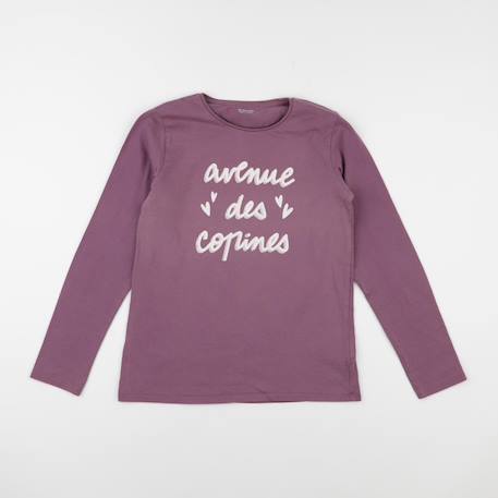 Tee-shirt - 12 ans Violet 1 - vertbaudet enfant 