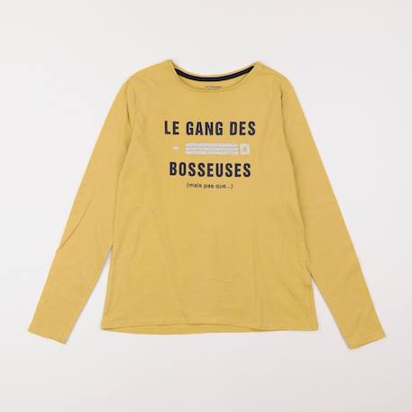 Tee-shirt - 10 ans Jaune 1 - vertbaudet enfant 