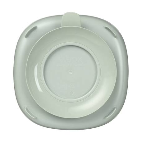 Assiette à ventouse avec compartiments amovibles Beige+Bleu+Rose+Vert de gris 20 - vertbaudet enfant 