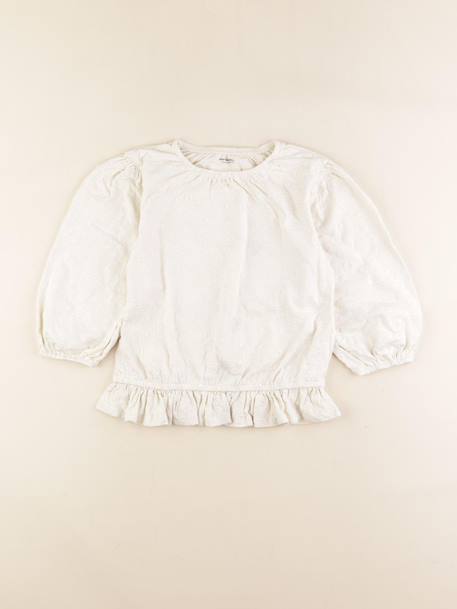 Tee-shirt - 10 ans Blanc 1 - vertbaudet enfant 