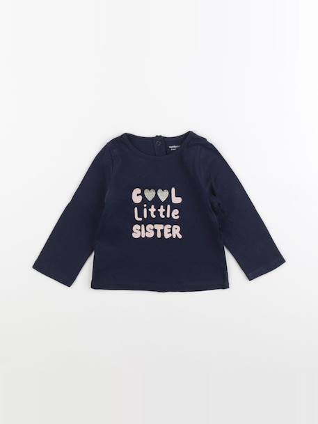 Tee-shirt - 6 mois Bleu 1 - vertbaudet enfant 