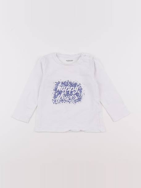 Tee-shirt - 18 mois Blanc 1 - vertbaudet enfant 