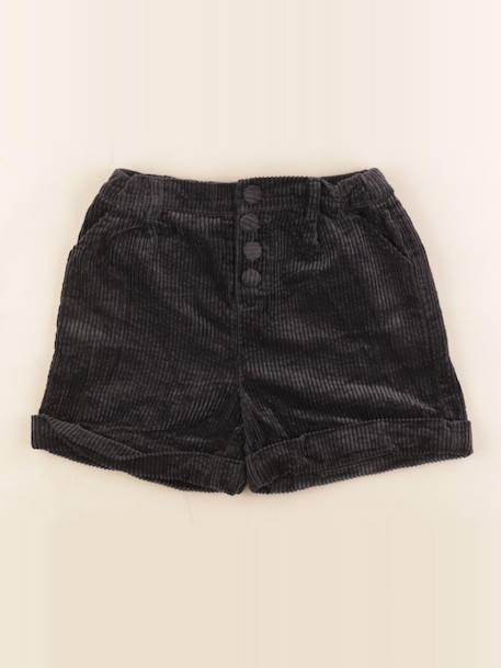 Short - 8 ans Gris, noir 1 - vertbaudet enfant 