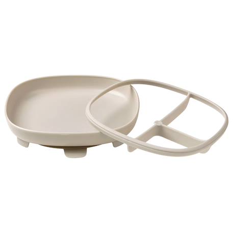 Assiette à ventouse avec compartiments amovibles Beige+Bleu+Rose+Vert de gris 3 - vertbaudet enfant 