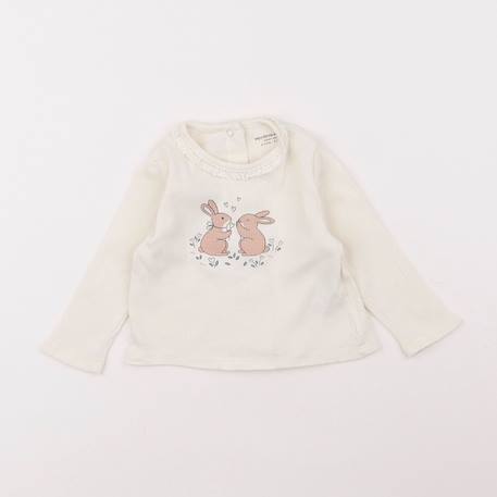 Tee-shirt - 6 mois Beige 1 - vertbaudet enfant 